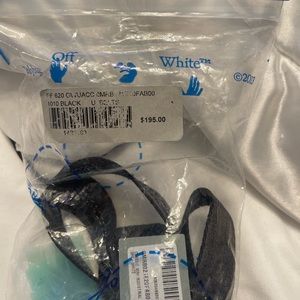 offwhite belt black never worn with packaging and tags